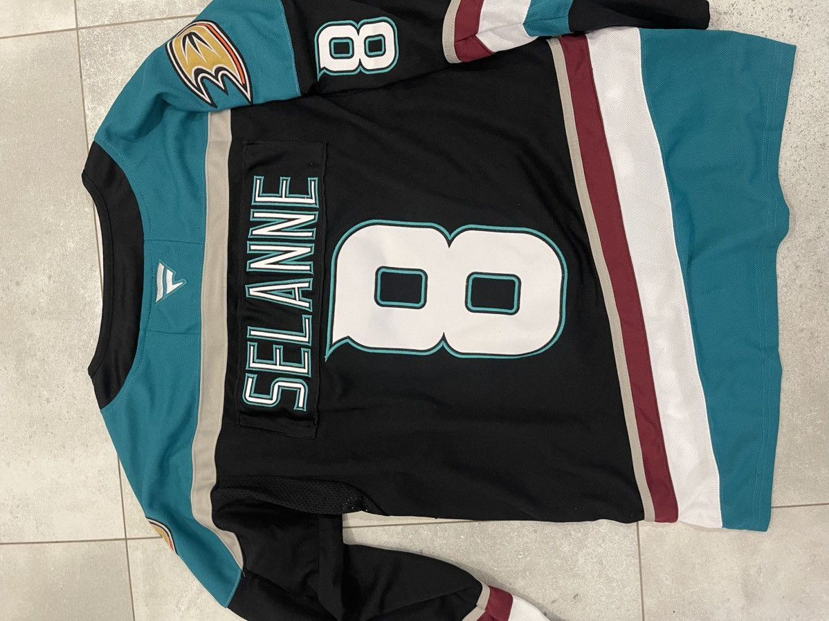 NHL Men's Anaheim Ducks Fanatics Selanne Purple breakaway jersey Size US M / EU 48-50 / 2 - 5 Thumbnail