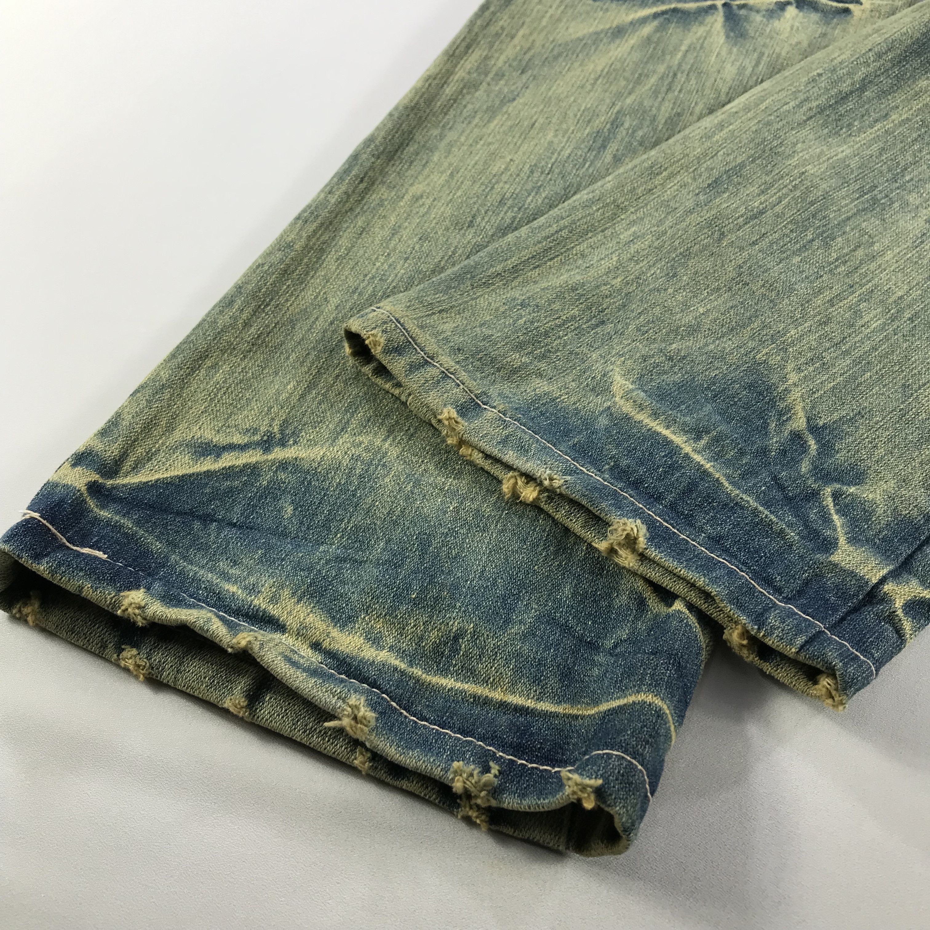 Japanese Brand Japanese Brand Limited Jeans Mud Wash Distressed Denim Size US 32 / EU 48 - 5 Thumbnail