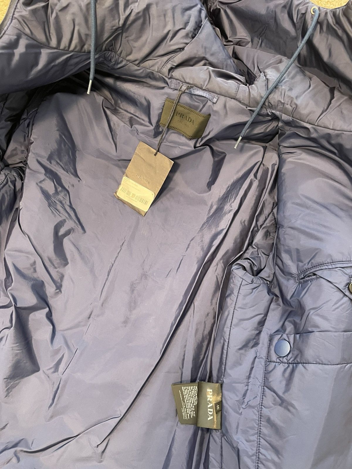 Prada Prada Blue Nylon Logo Jacket BNWT $1790 RETAIL Size US S / EU 44-46 / 1 - 15 Thumbnail