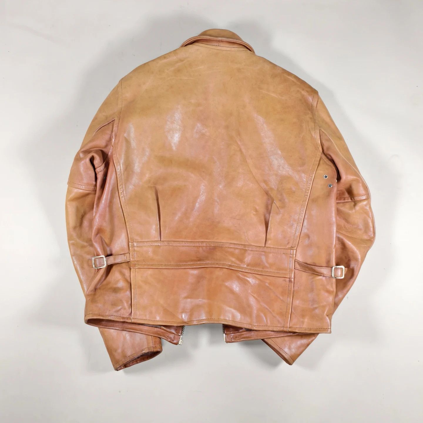 Indian Motorcycle 80s Vintage Indian Single Rider Steerhide Leather Jacket Size US M / EU 48-50 / 2 - 4 Thumbnail