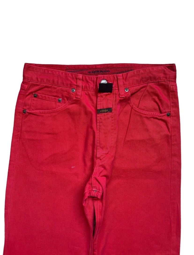 Marithe + Francois Girbaud Marithe Francois Girbaud Red Denim Jeans Size US 29 - 3 Thumbnail