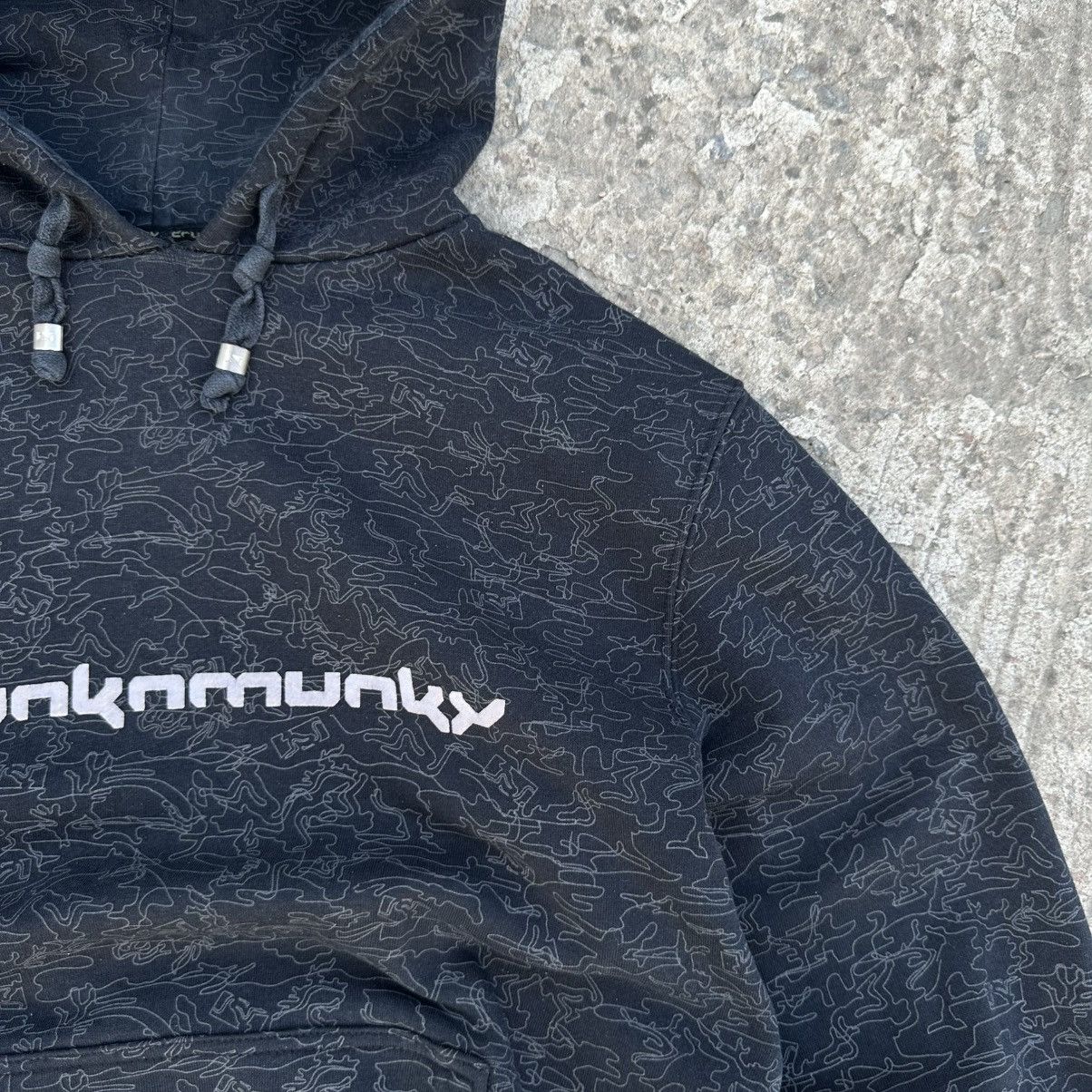 DrunknMunky Vintage Japanese Style Drunk Munky Hoodie Grunge Y2K 00s Size US M / EU 48-50 / 2 - 6 Thumbnail