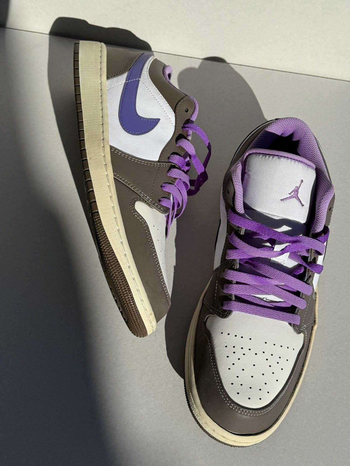 Jordan Brand (new+box) Custom Air Jordan 1 Low Men Sz 12 US (sun-dried) Size US 12 / EU 45 - 20 Thumbnail