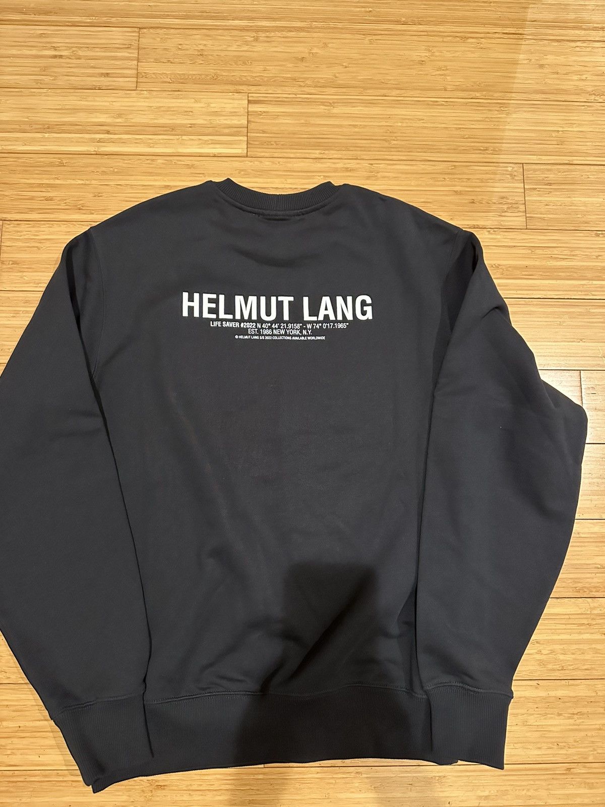 Helmut Lang Helmut Lang Cross Crewneck Size Small Size US M / EU 48-50 / 2 - 8 Thumbnail