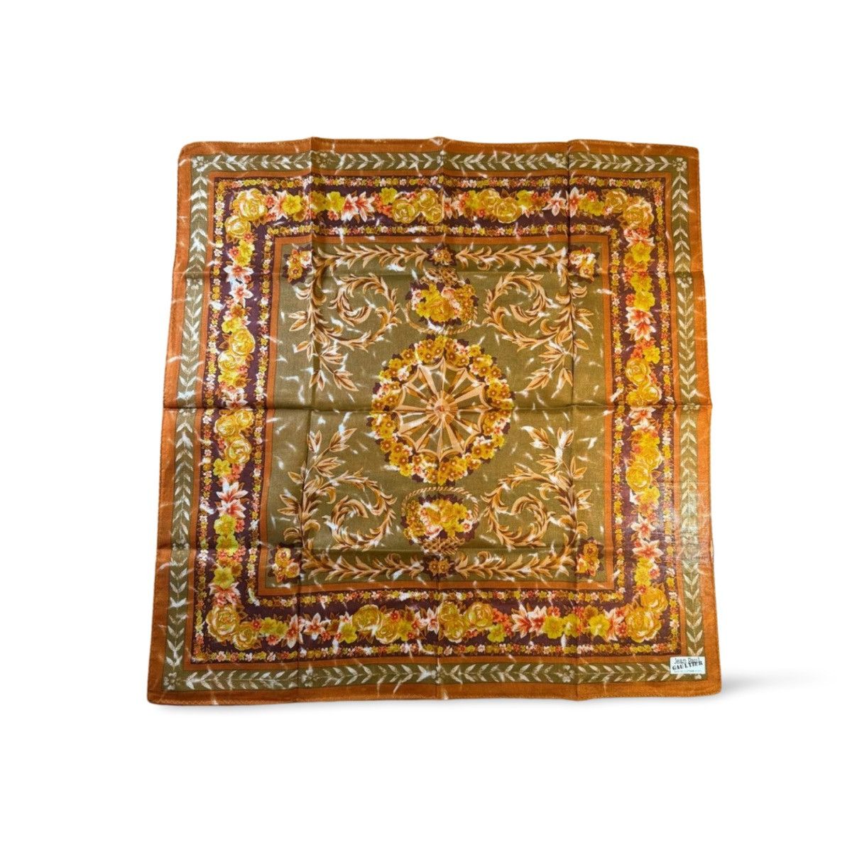 Jean Paul Gaultier Vintage Jean Paul Gaultier Silk Bandana Handkerchief Size ONE SIZE - 1 Thumbnail