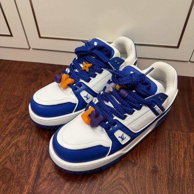 Louis Vuitton Louis Vuitton Trainer Maxi Stylish Low-top Sneakers 0079 Size US 9.5 / EU 42-43 - 1 Thumbnail