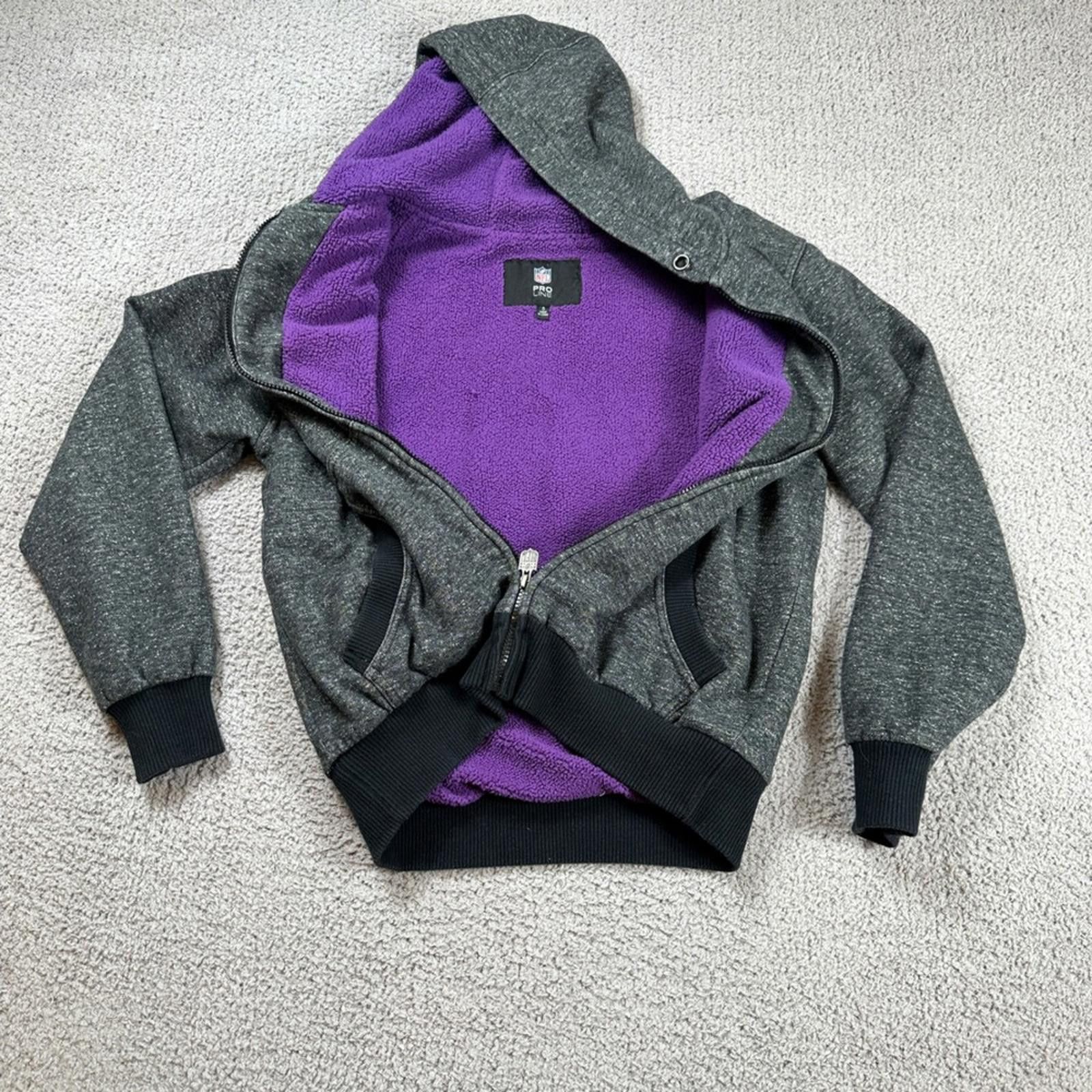 Other NFL Pro Line Minnesota Vikings Sherpa Lined Hoodie Mens S Size US S / EU 44-46 / 1 - 6 Thumbnail