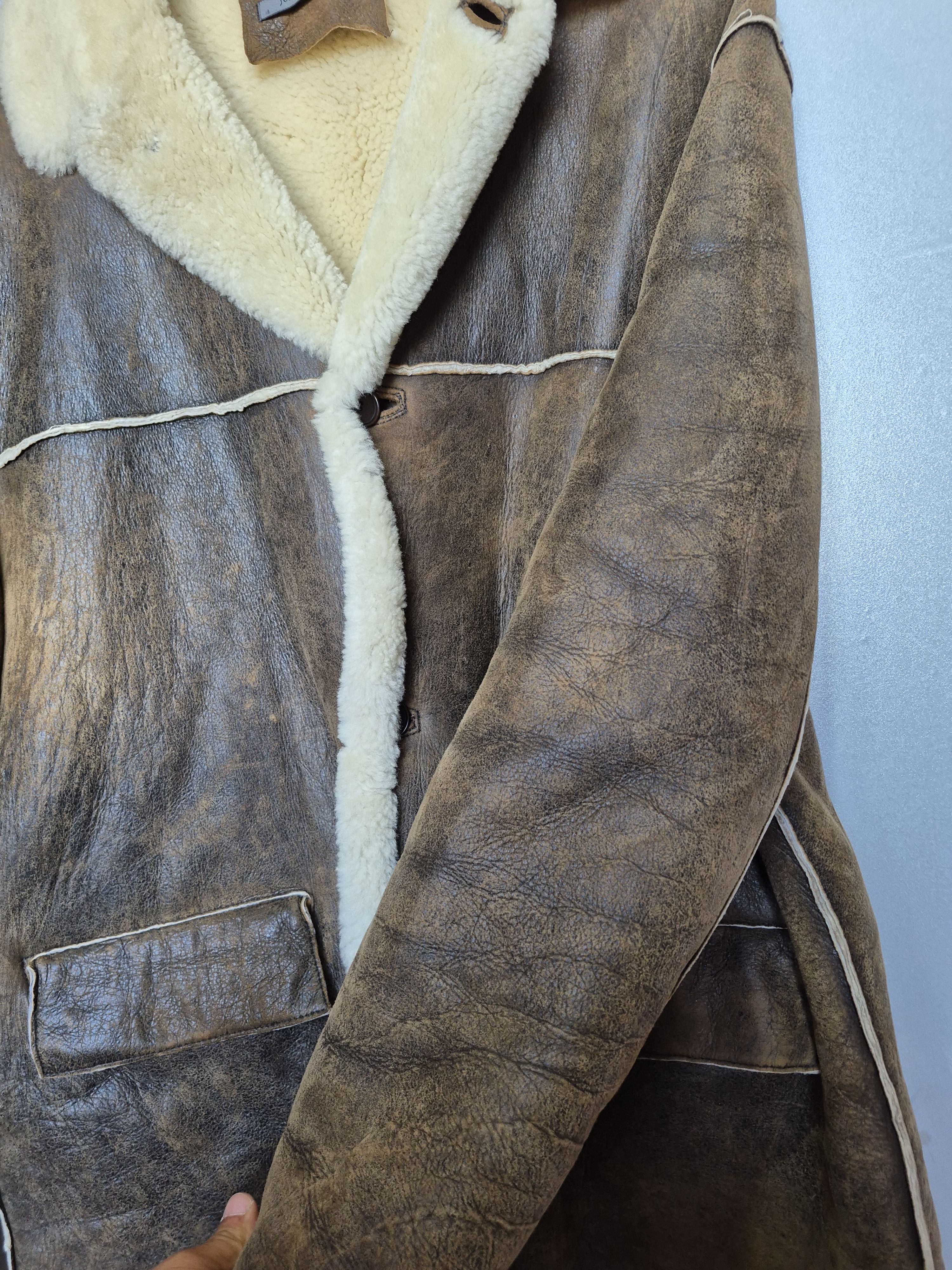 John Varvatos John Varvatos lather Jacket Coat Brown Men Size USA 46 EU 56 Size US XL / EU 56 / 4 - 7 Thumbnail