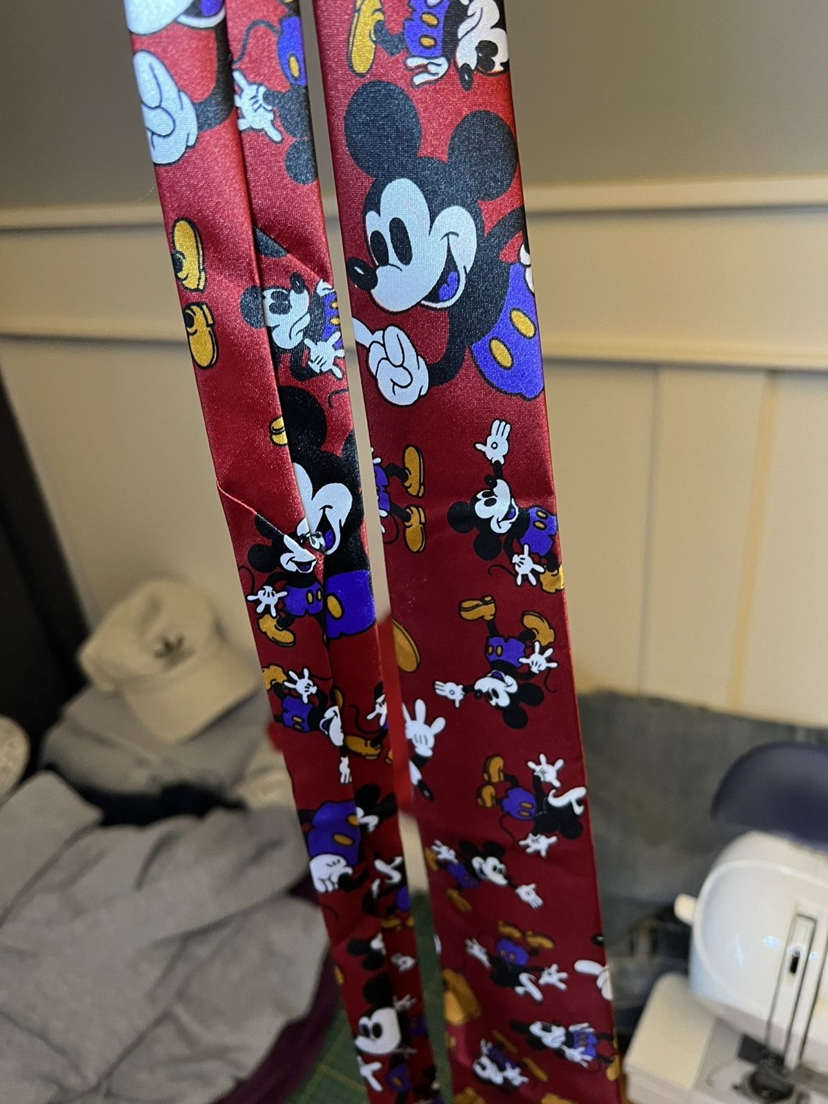 Mickey Mouse Vintage New Old Italian silk Mickey Mouse neck tie Size ONE SIZE - 7 Thumbnail