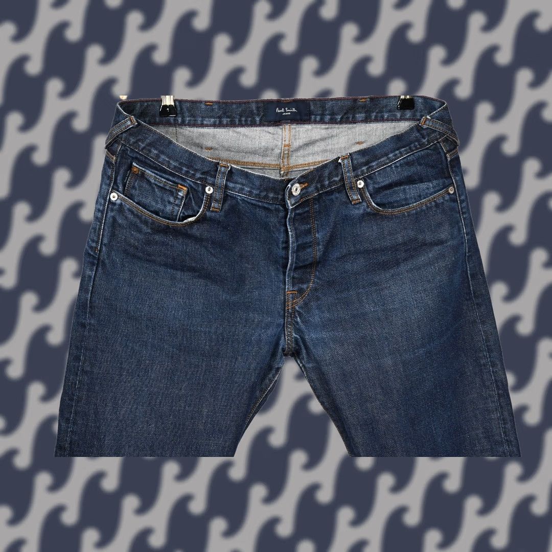 Paul Smith Paul Smith Jeans Button Fly Men's Straight Jeans size 36R Blue Denim Cotton Regular 36R 30in Inseam Mens Jeans 36 R Vintage? No Size US 36 / EU 52 - 1 Thumbnail