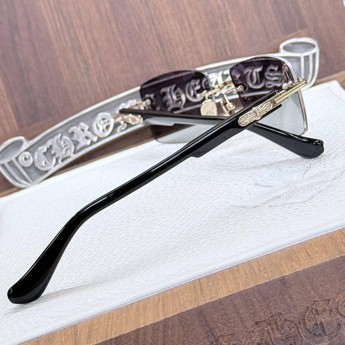 Chrome Hearts Chrome Hearts Deep l Sunglasses Size ONE SIZE - 9 Thumbnail