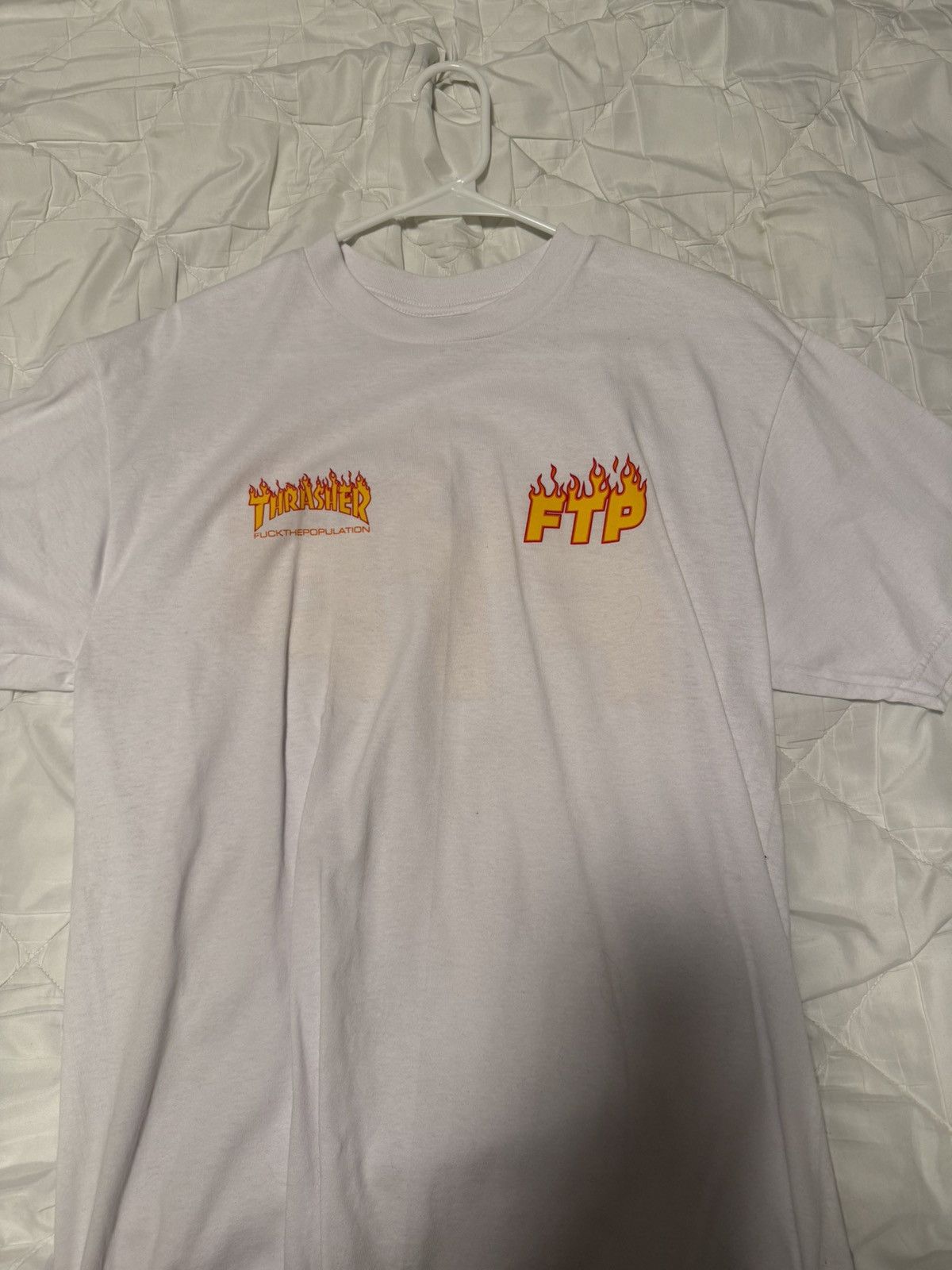 Fuck The Population × Thrasher Fuck the population x thrasher flame logo tee Size US L / EU 52-54 / 3 - 1 Thumbnail