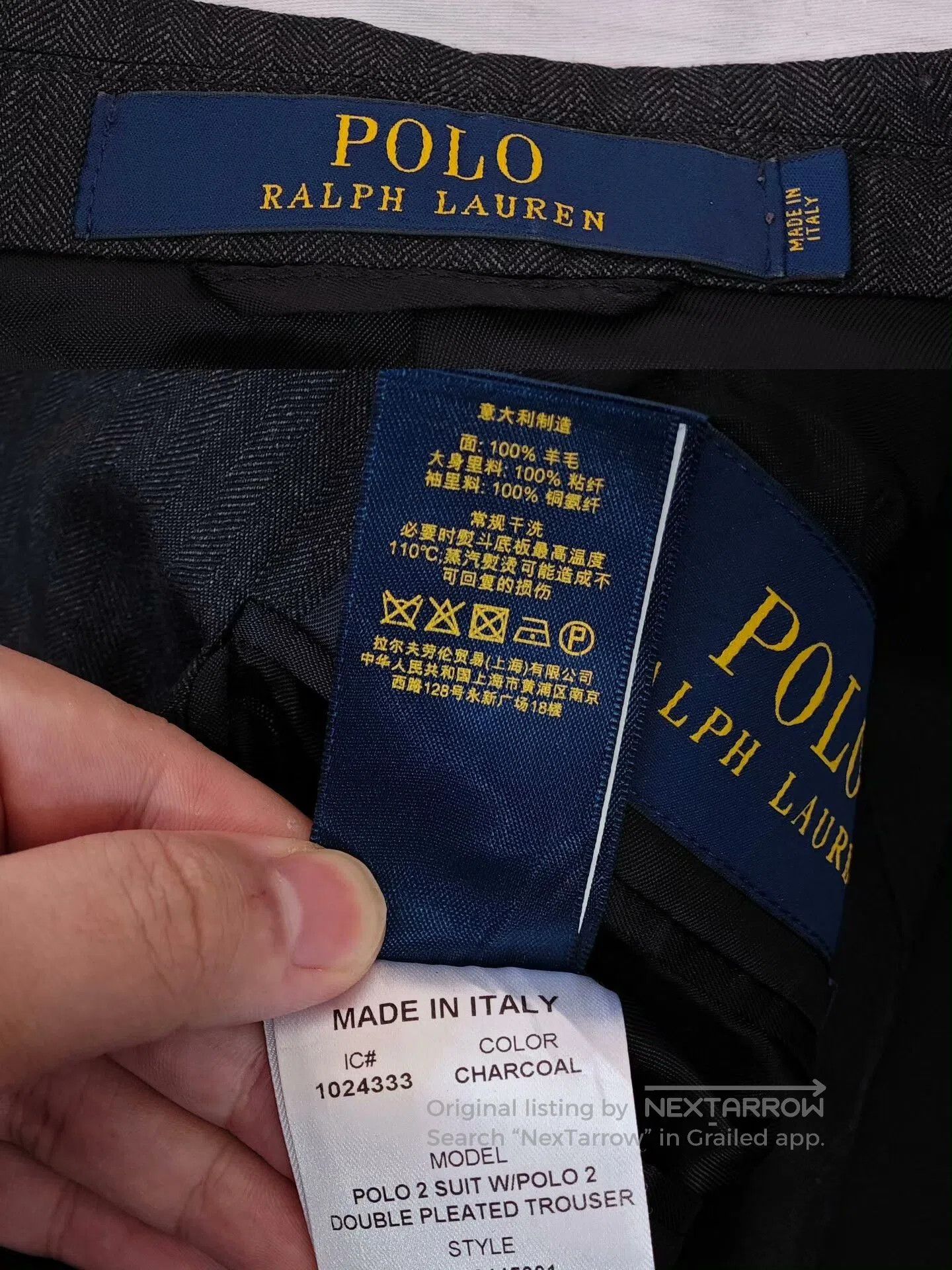 Polo Ralph Lauren Ralph Lauren Gray Wool Suit Jacket. Size US M / EU 48-50 / 2 - 7 Thumbnail