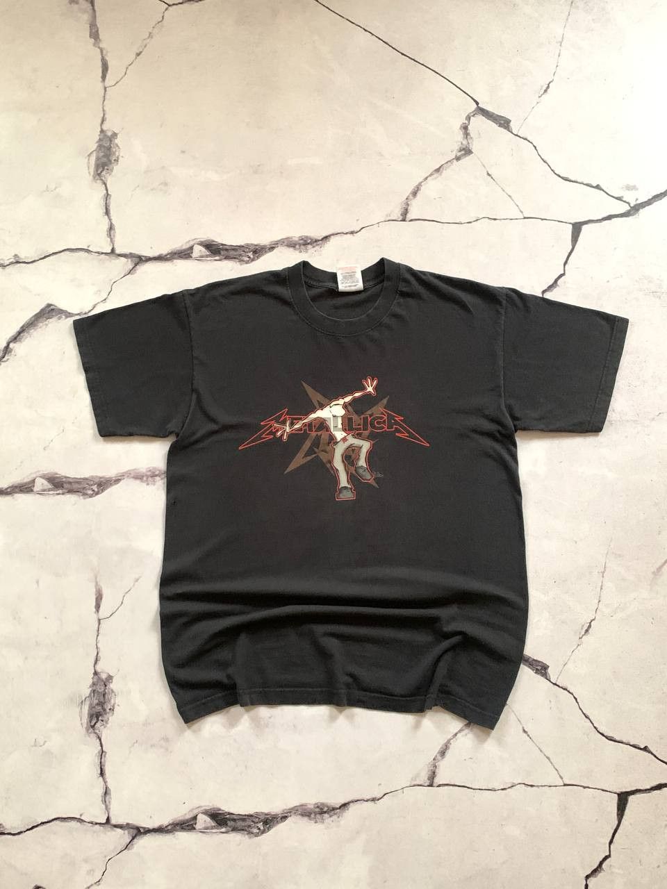 Band Tees Vintage Metallica 00s T-Shirt Faded Tony Squindo Art Size US M / EU 48-50 / 2 - 1 Thumbnail