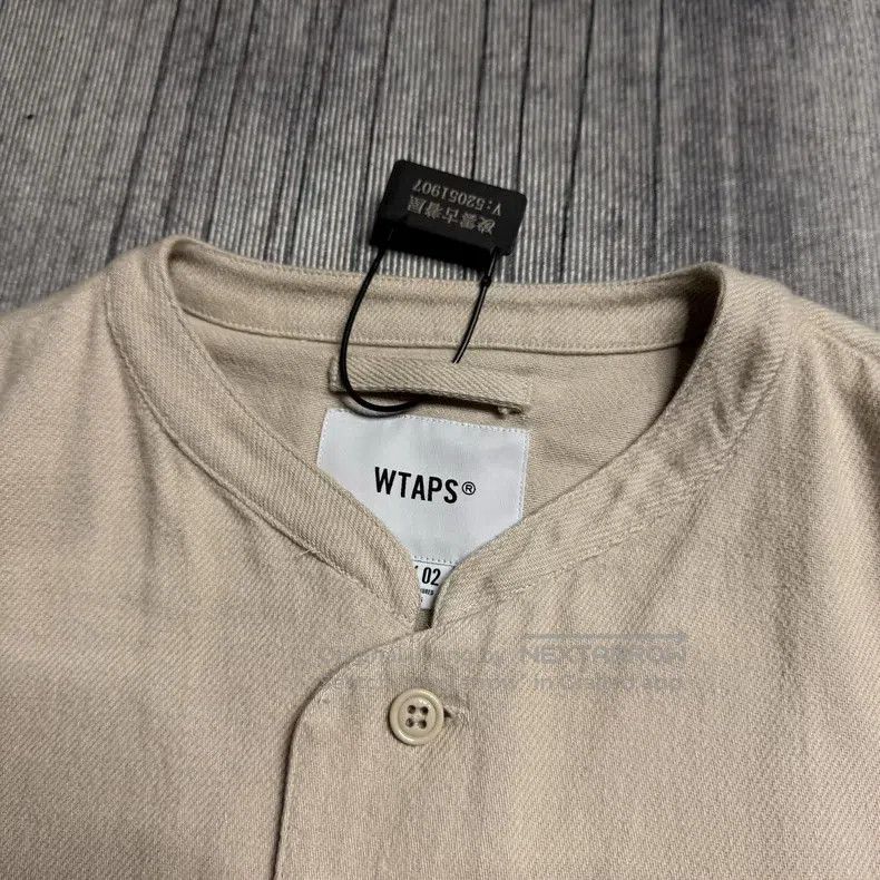 Wtaps Wtaps Flannel collarless shirt coat Size US M / EU 48-50 / 2 - 4 Thumbnail