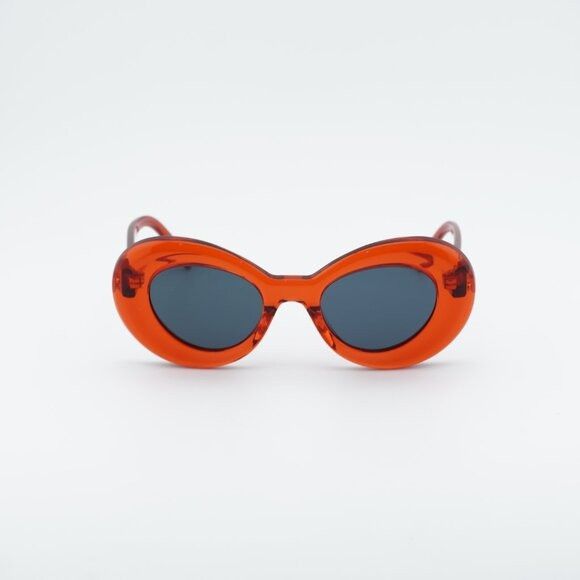 Loewe Loewe LW40112I 66V Sunglasses Red Butterfly Frame, Blue Size ONE SIZE - 2 Thumbnail