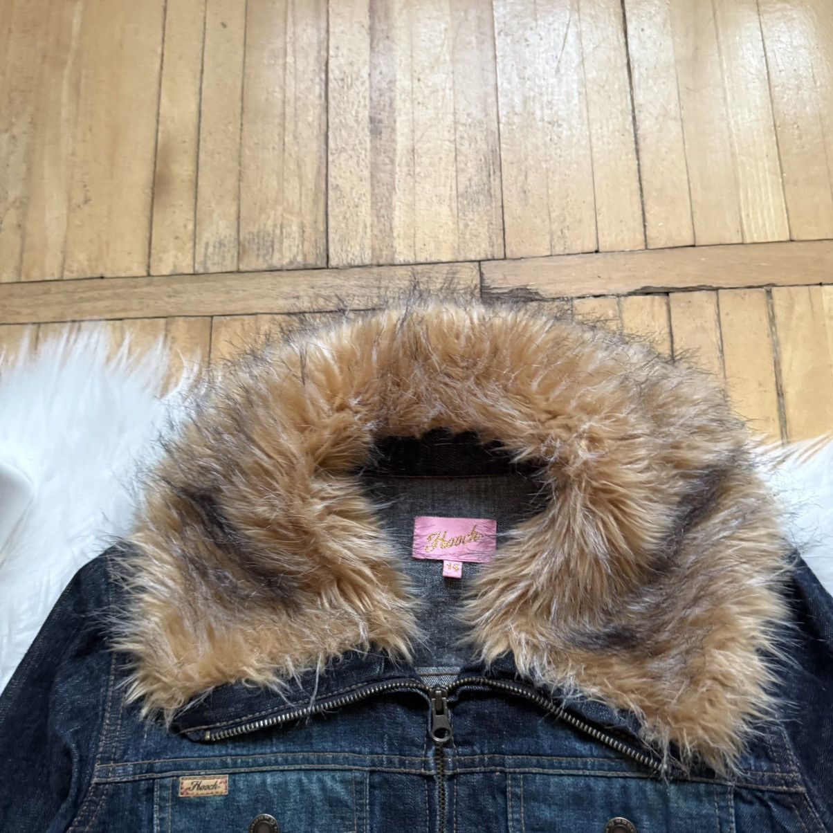 If Six Was Nine 📌 Vintage Hooch If Six Was Nine Style Denim Fur Jacket Size US M / EU 48-50 / 2 - 3 Thumbnail