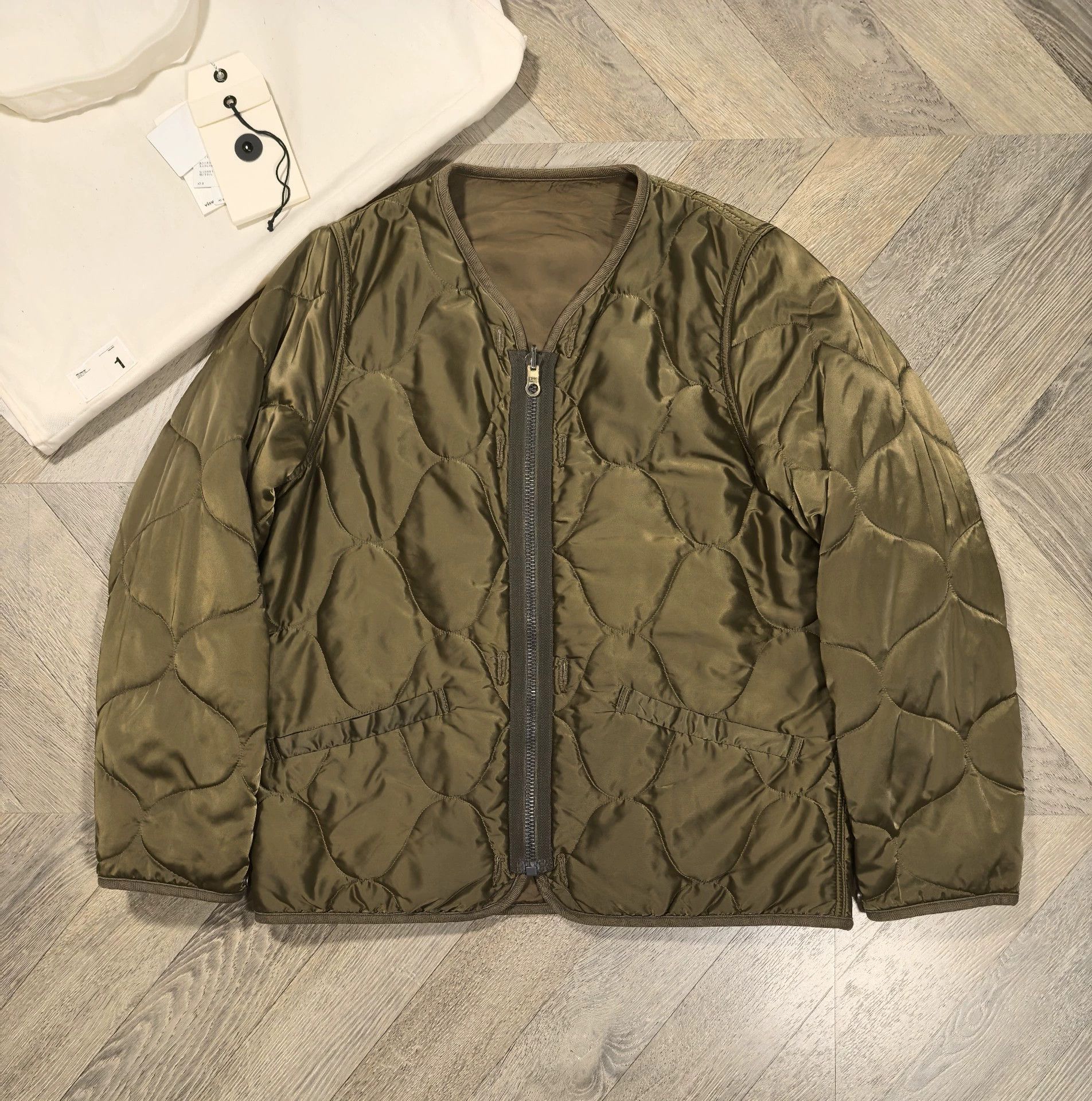 Visvim VISVIM 19 IRIS LINER JKT Reversible Mud Embroidered Olive Size US S / EU 44-46 / 1 - 1 Thumbnail