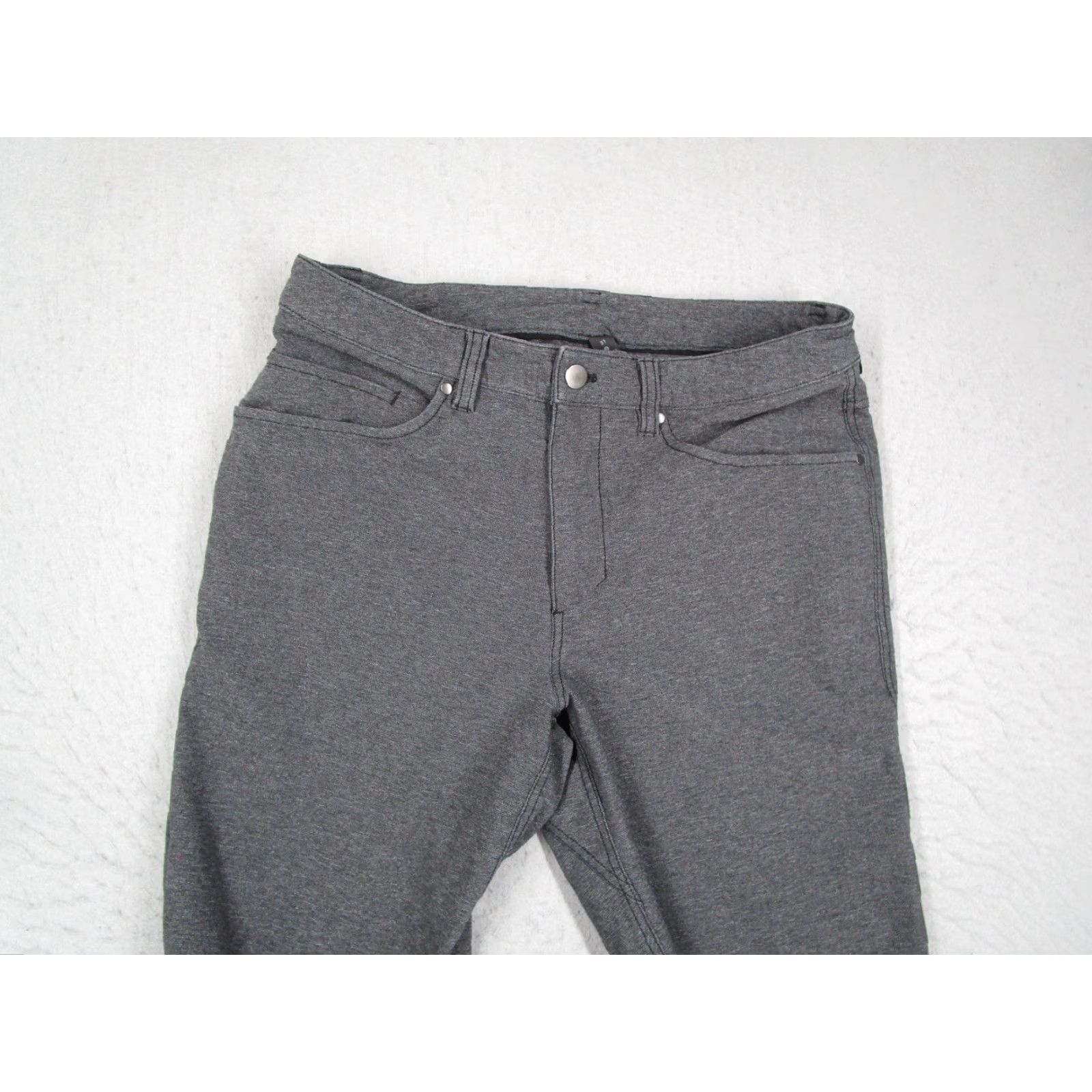 Lululemon Lululemon Pants Mens 31 Gray Slim Straight 5 Pocket Knit Travel/Casual Size US 31 - 2 Thumbnail