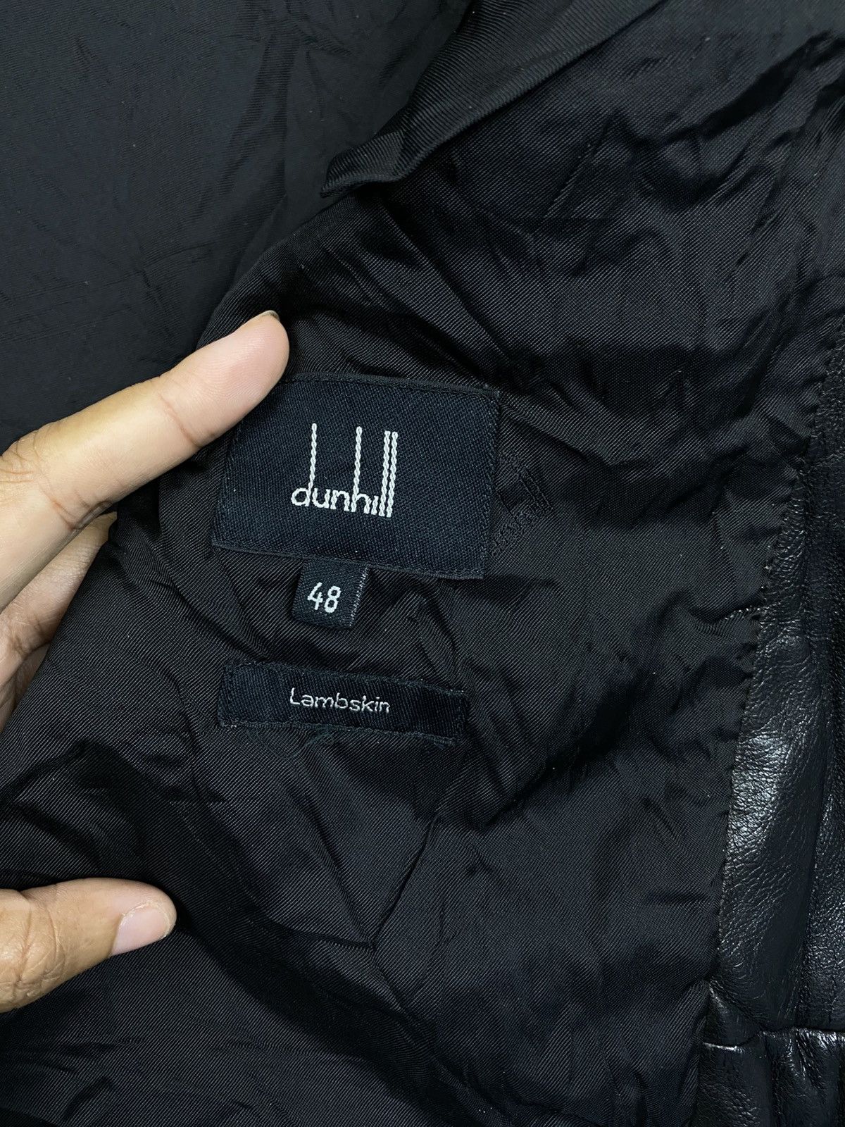 Alfred Dunhill 🔥RARE Vintage Dunhill Made In France Lambskin Jacket Size US M / EU 48-50 / 2 - 10 Thumbnail