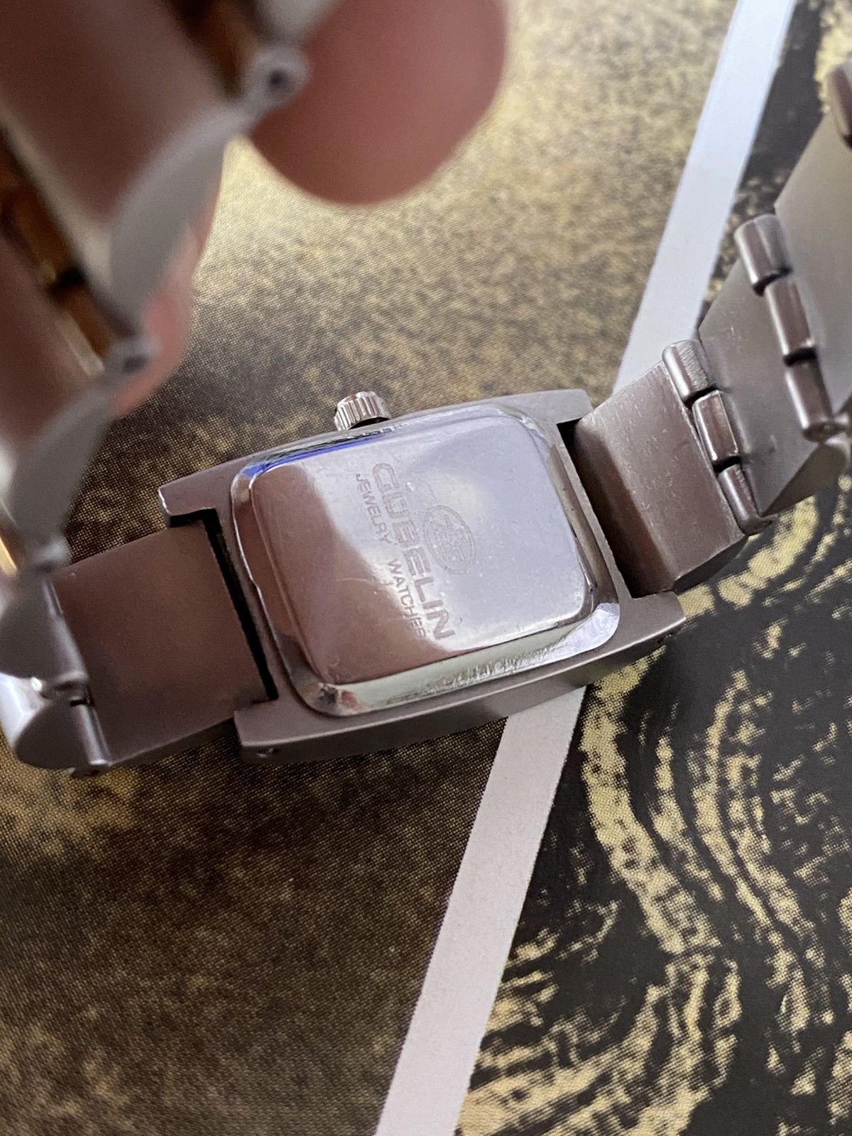 Japanese Brand Vintage Silver Tone Watch Purple Dial Y2K Unisex Style Size ONE SIZE - 6 Thumbnail