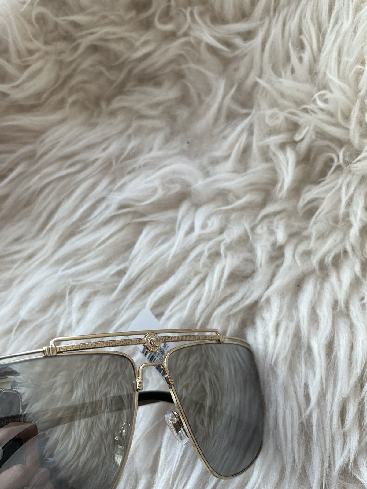 Versace Super Runway Rare Brand New Reflective Logo Sunglasses Size ONE SIZE - 12 Thumbnail