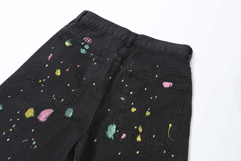 Japanese Brand × Vintage Graffiti Denim Short Patches Flower Size US 29 - 7 Thumbnail