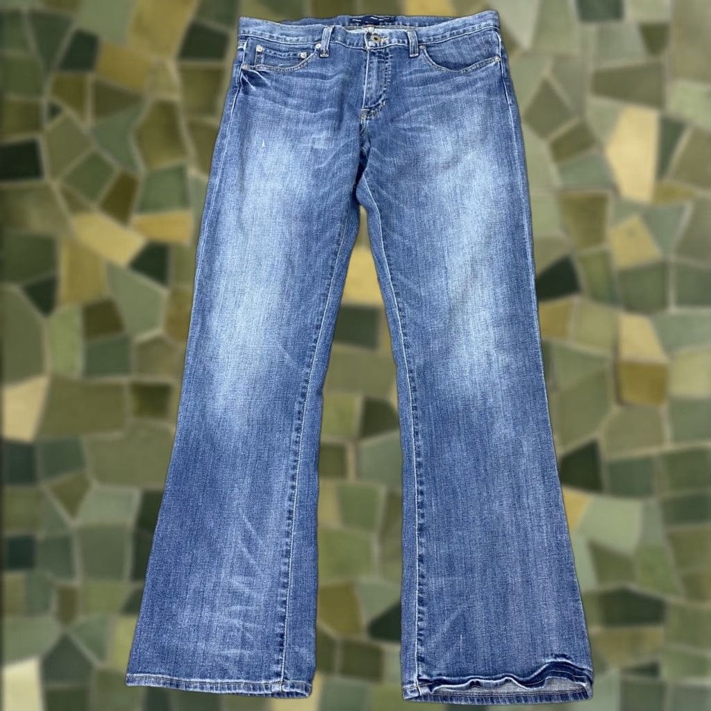 Ralph Lauren Ralph Lauren Sport Jeans Womens 35x32 Blue Denim Straight Leg Stretch Pants Jeans Woman 35x32 Medium Blue Pockets Distressed 90s? Size 24" / US 00 / IT 34 - 1 Thumbnail