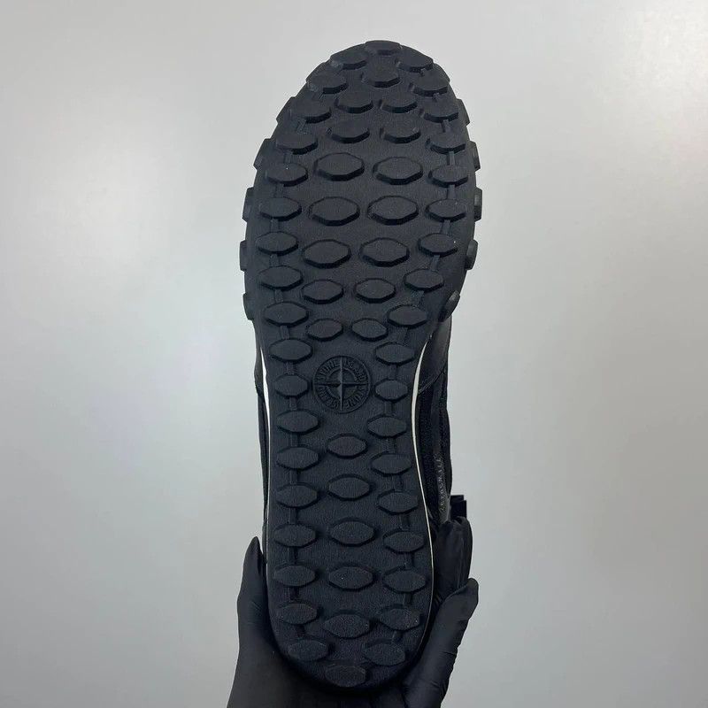 Stone Island Stone Island Sneakers Black Leather Shoes Size 46 Size US 13 / EU 46 - 12 Thumbnail