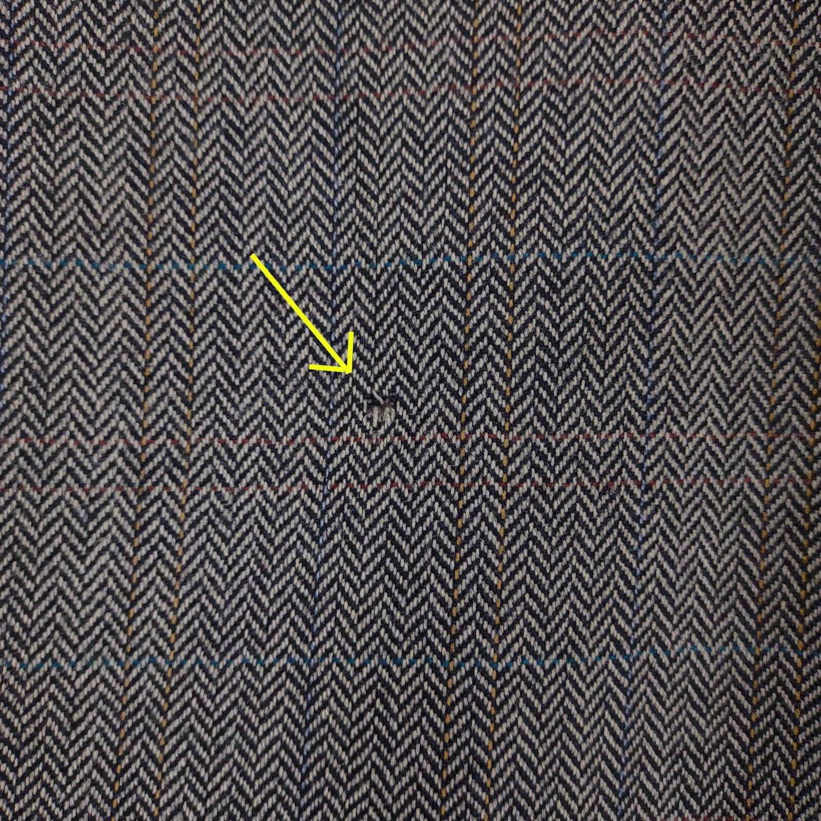 Izod IZOD Men's 44L Wool Herringbone Tweed Sports Coat Blazer Size 44L - 7 Thumbnail