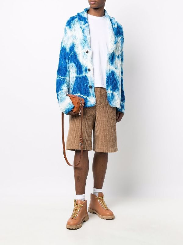 Alanui Alanui Tie-Dye Cable-Knit Cardigan sweater jacket Size US L / EU 52-54 / 3 - 4 Thumbnail