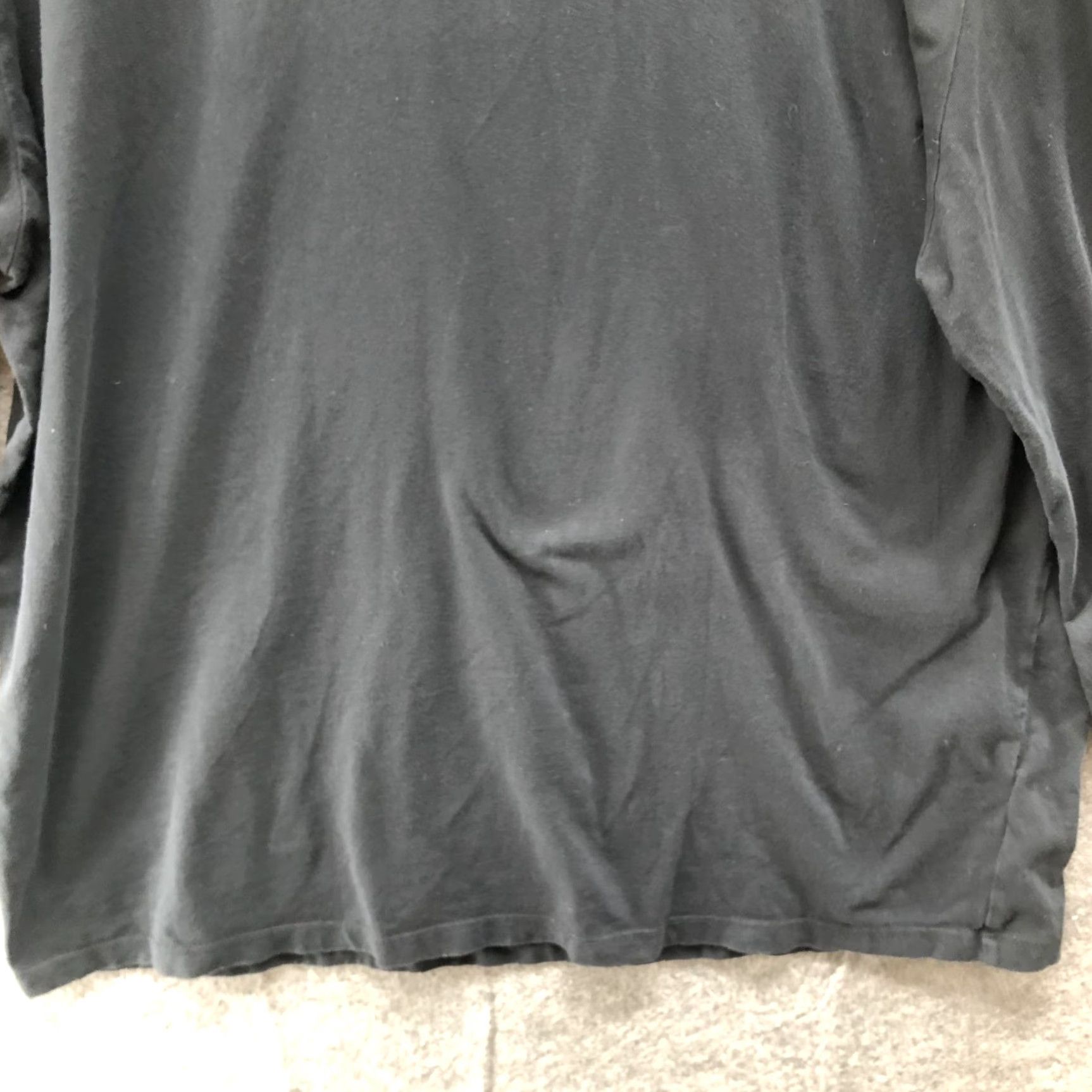 Calvin Klein Calvin Klein Long Sleeve T Shirt Mens XL Classic Fit Black Crewneck Cotton Size US XL / EU 56 / 4 - 4 Thumbnail