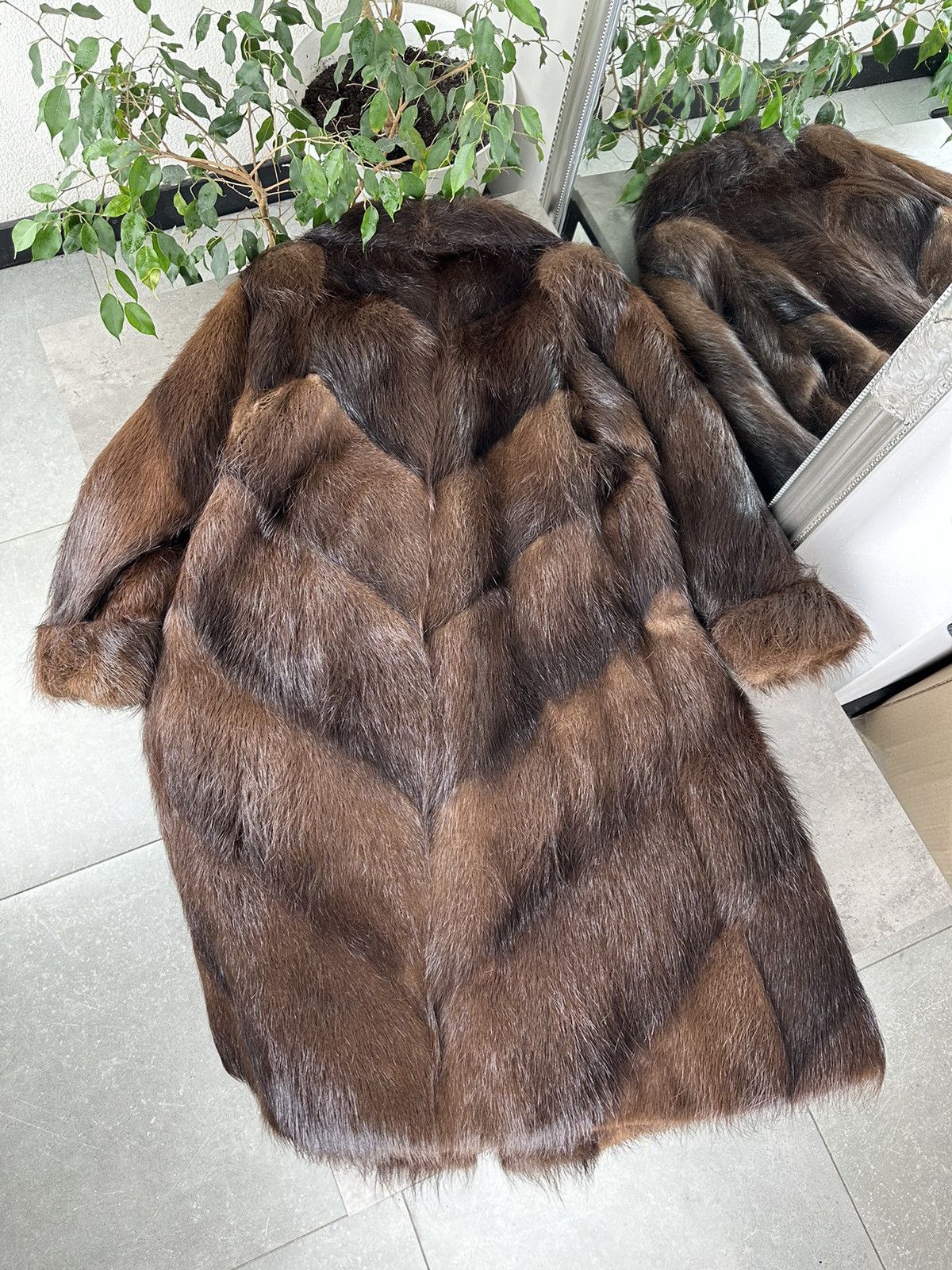 Japanese Brand Vintage Natural Fur Coat Size M / US 6-8 / IT 42-44 - 7 Thumbnail