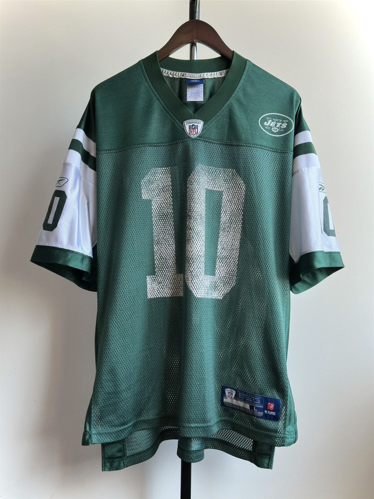 NFL Vintage New York Jets Santonio Holmes #10 NFL Jersey Size US L / EU 52-54 / 3 - 1 Thumbnail