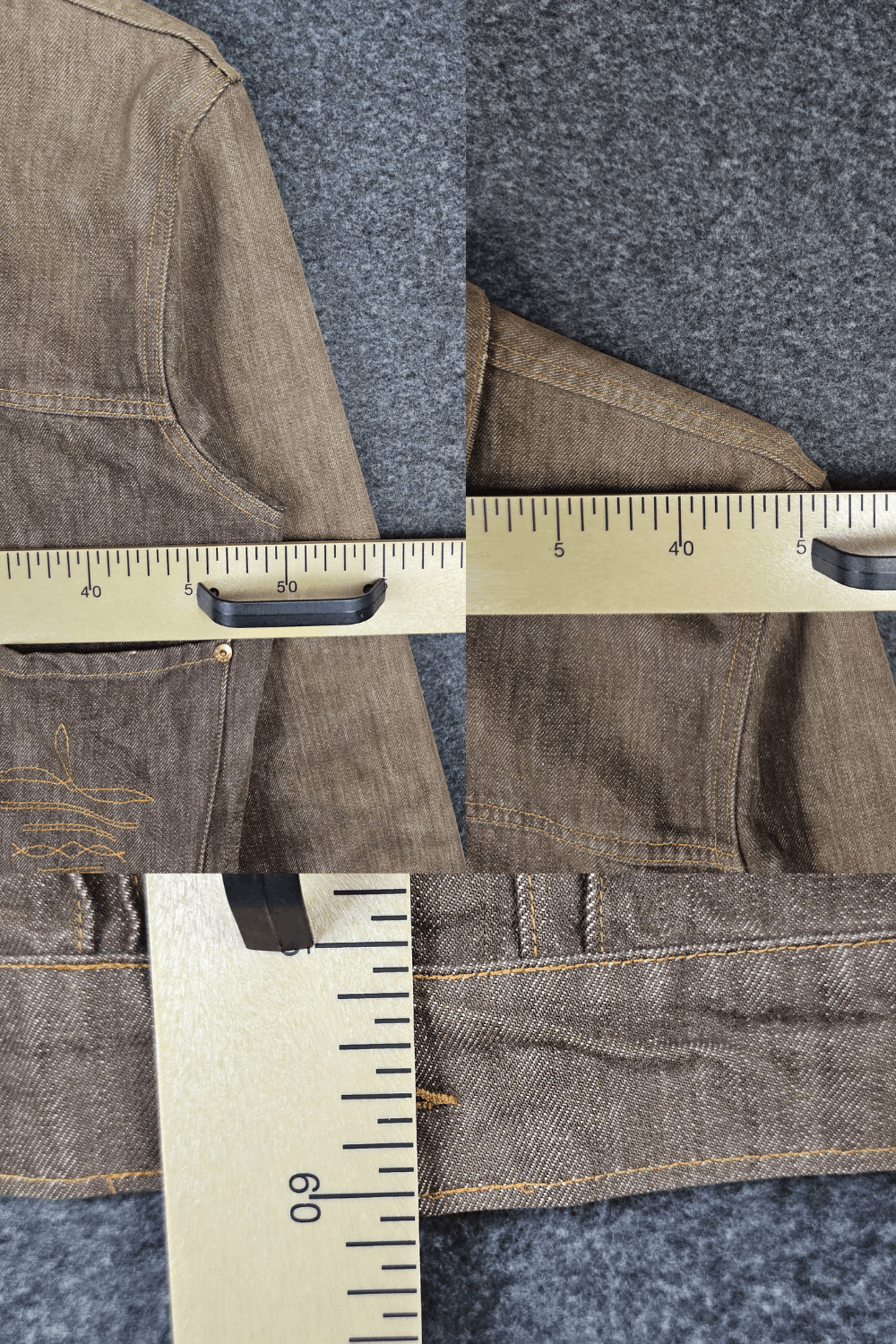 Polo Ralph Lauren 1987 RL “Polo Western” Pleated Trucker – Sulfur Brown Denim Size US L / EU 52-54 / 3 - 21 Thumbnail