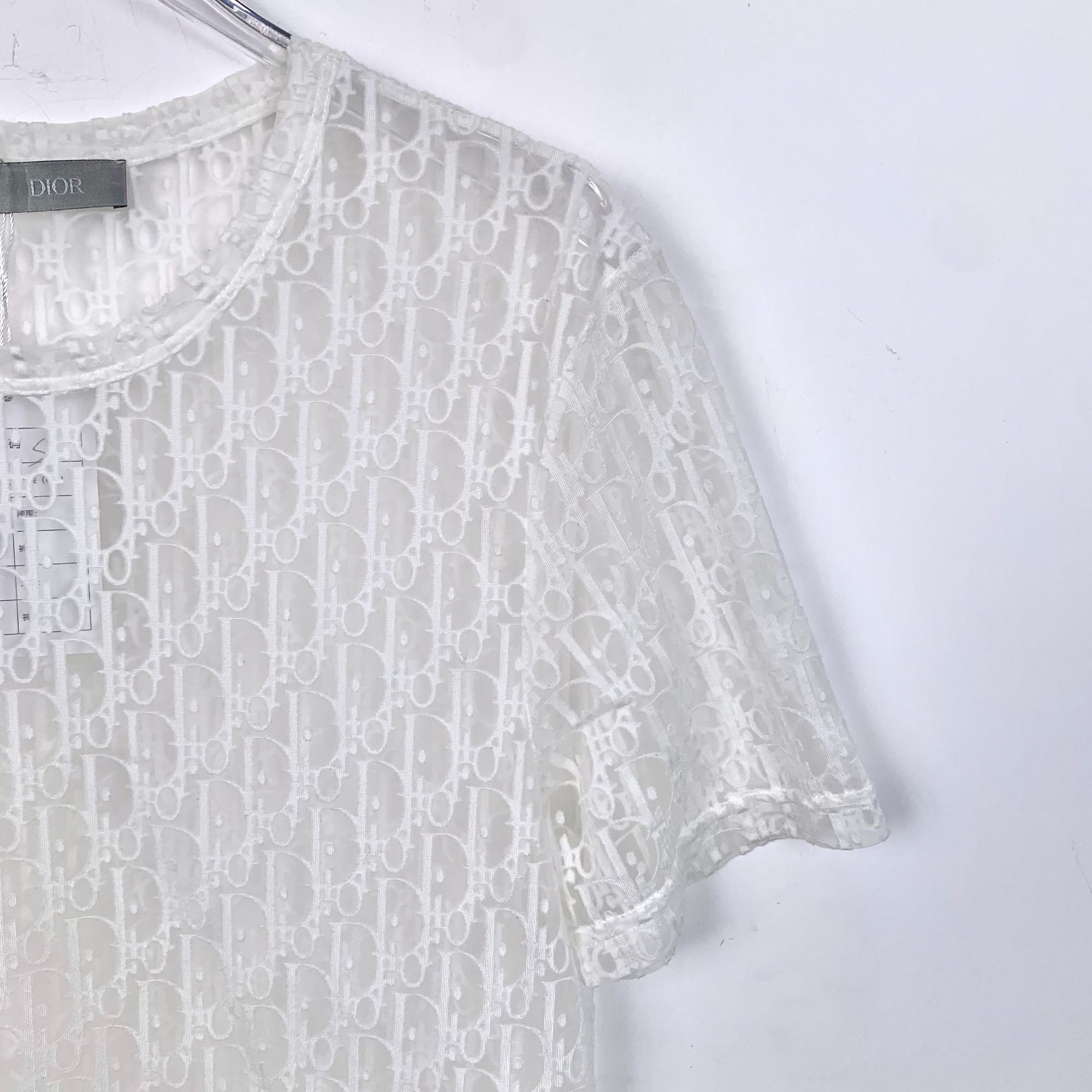 Dior Dior Gradient Logo Print Round Neck T-Shirt (Size S) Size US S / EU 44-46 / 1 - 7 Thumbnail