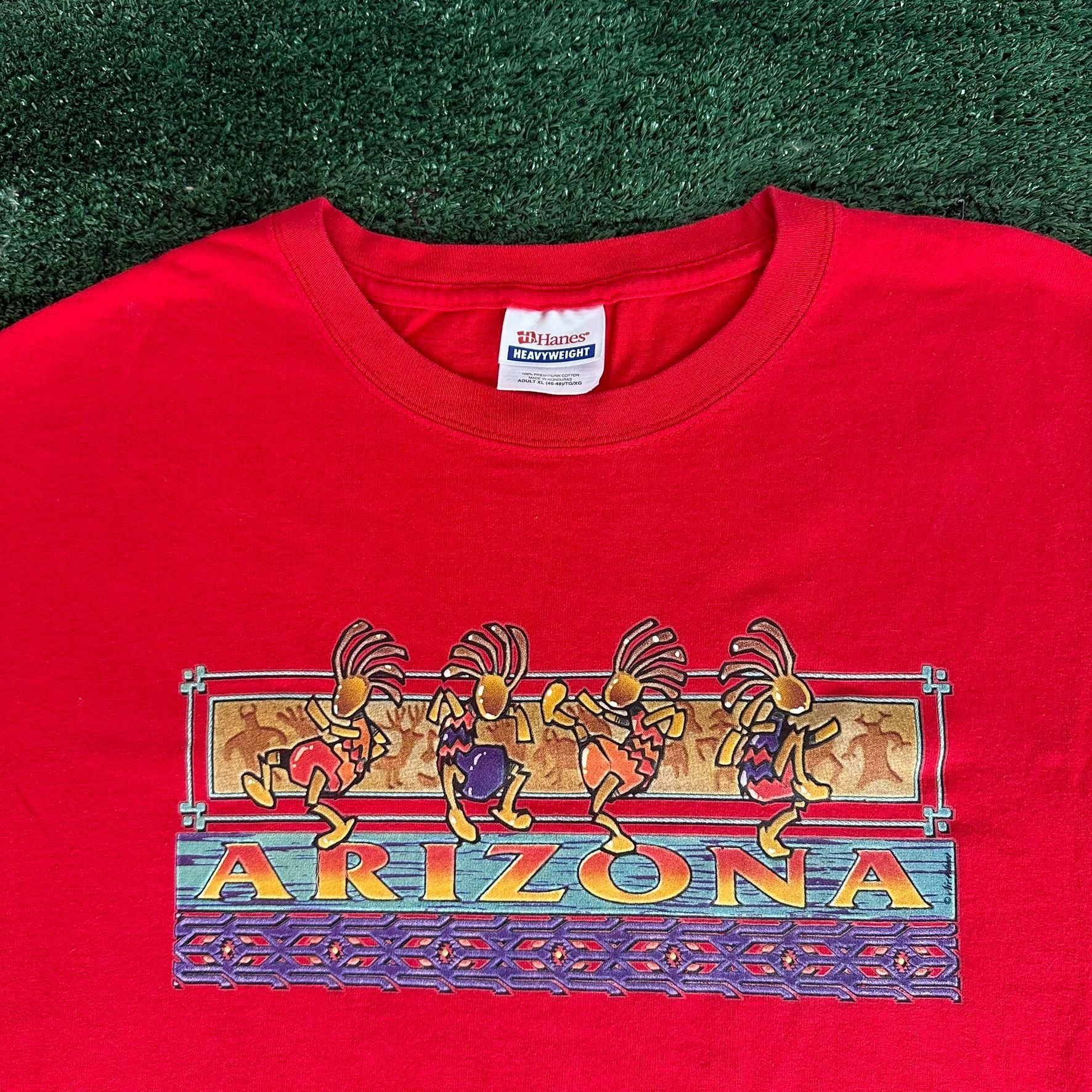 Vintage Vintage Y2K Arizona Kokopelli T-Shirt Navajo Southwestern Na Size US XL / EU 56 / 4 - 2 Thumbnail