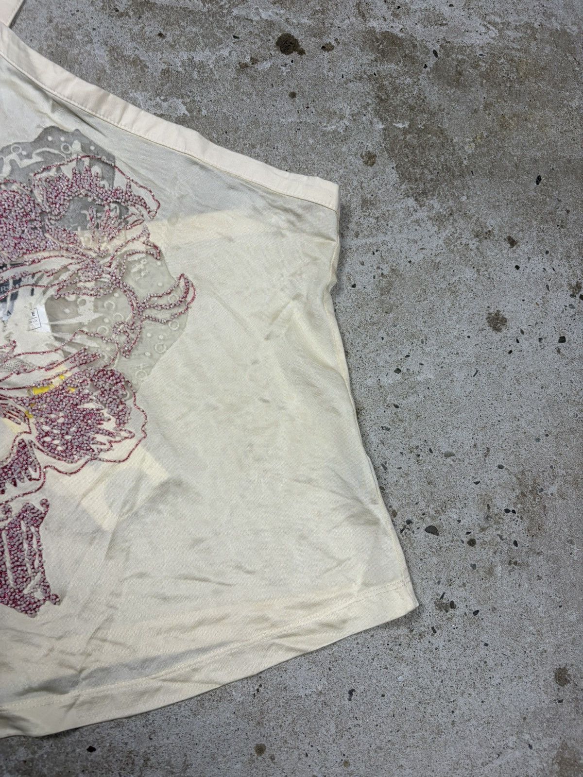 Versace Vintage 2000s Versace Jeans Couture Halter Top Print Cropped Size M / US 6-8 / IT 42-44 - 7 Thumbnail