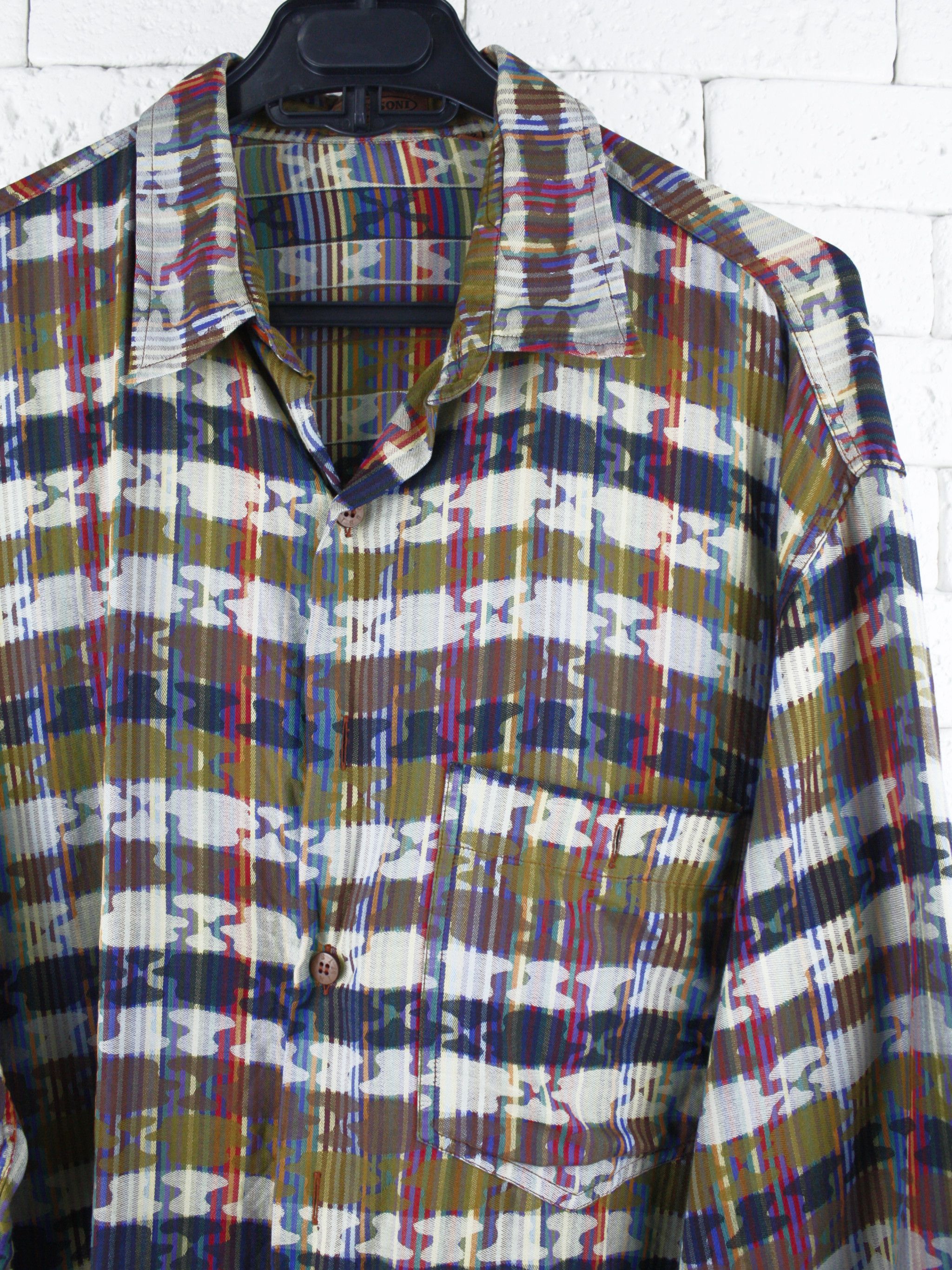 Missoni Missoni Vintage Patterned Button-Up Shirt Size US L / EU 52-54 / 3 - 3 Thumbnail