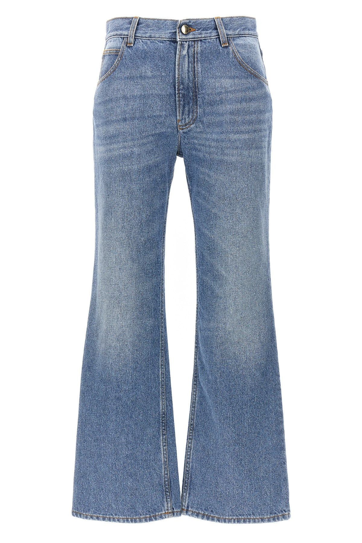 image of Chloe High Waist Jeans in Light Blue, Women's (Size 26)