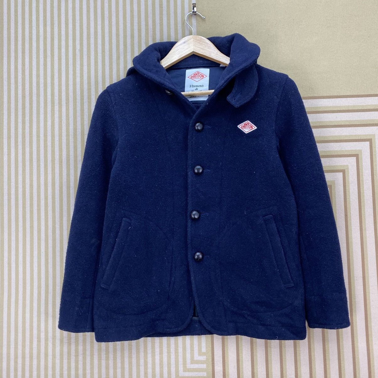 Danton 🫶Vintage Danton Wool Shawl Collar Jacket Size US S / EU 44-46 / 1 - 1 Thumbnail