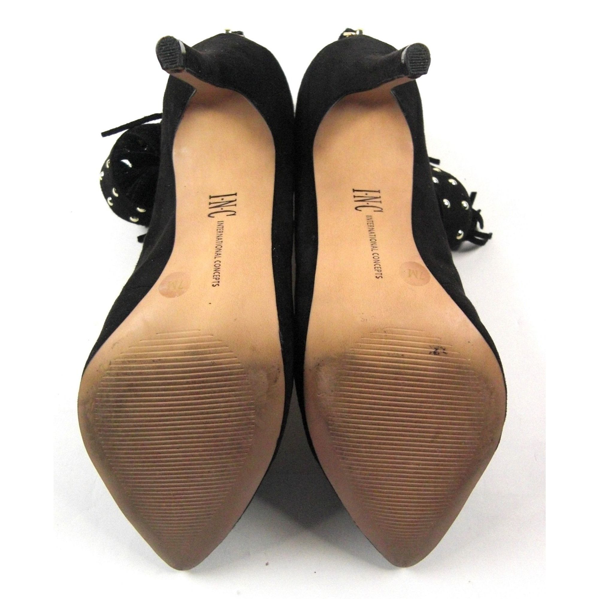 I.N.C INC Womens Black Pointed Toe Stiletto Buckle Pumps Shoes 7 M Size US 7 / IT 37 - 8 Thumbnail