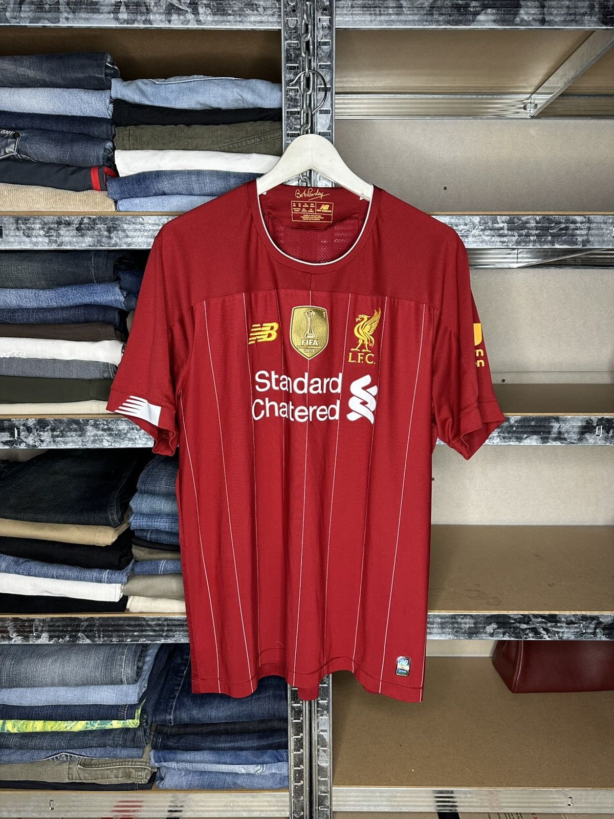 New Balance New Balance Liverpool FC 2019-20 Home Football Shirt Jersey Size US XL / EU 56 / 4 - 1 Thumbnail