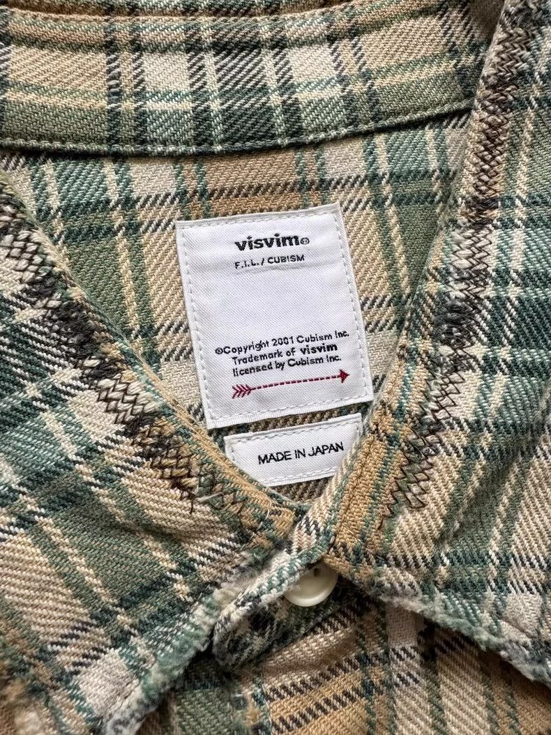 Visvim VISVIM Lumber Shirt Crash Beige Plaid-2506 Size US M / EU 48-50 / 2 - 3 Thumbnail