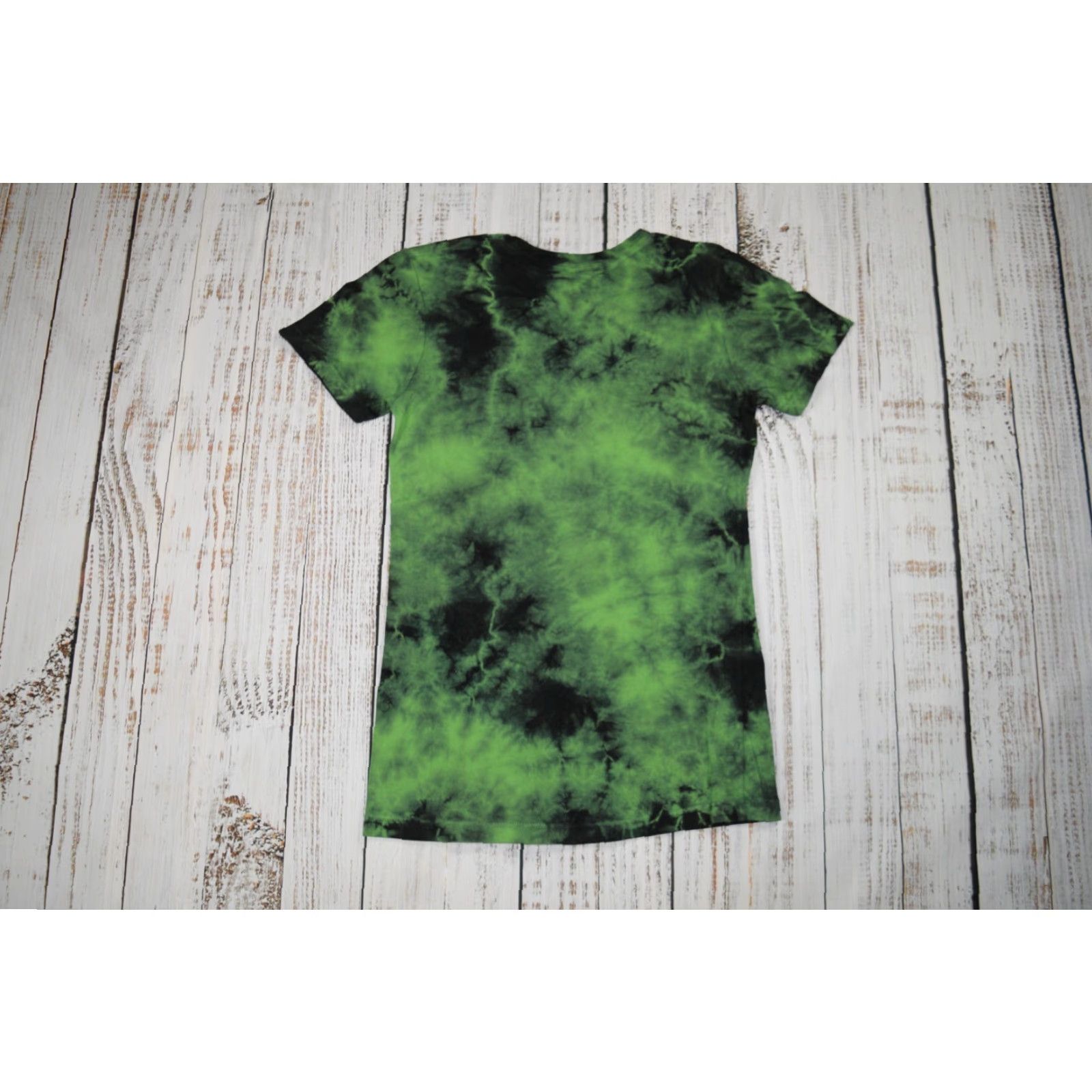 Vintage Funimation My Hero Academia Froppy Tie Dye Tee Shirt Women Medium Green Anime Womens Size 32" / US 10 / IT 46 - 4 Thumbnail
