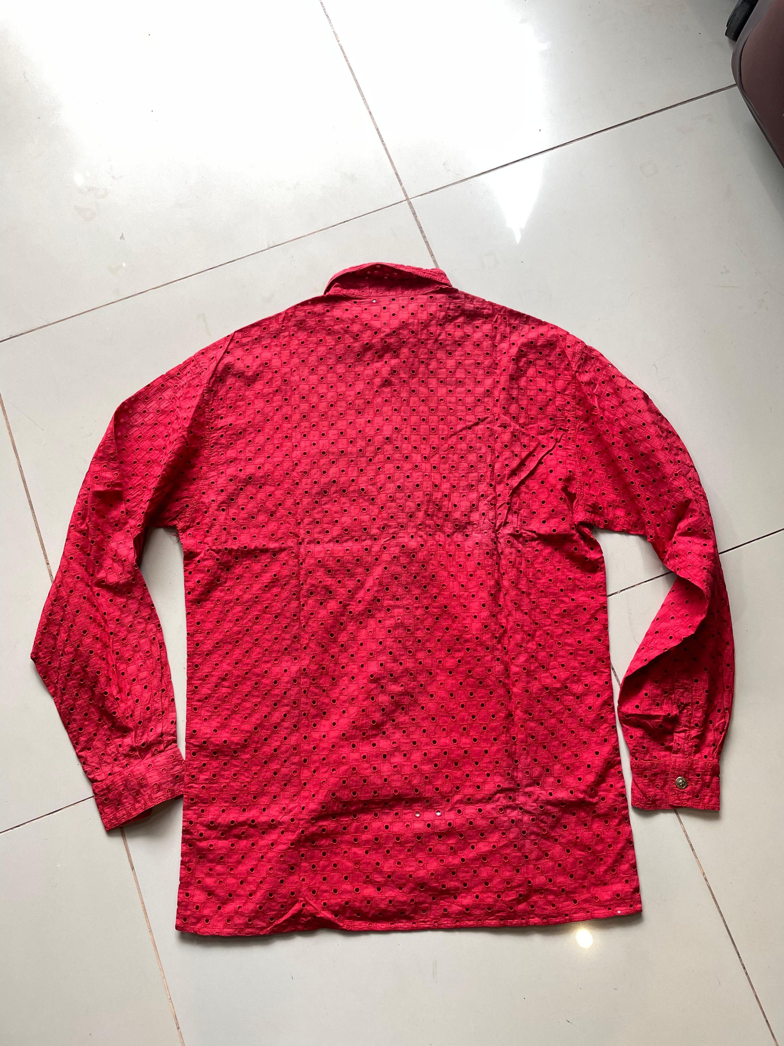 Versace Vintage 90s Gianni Versace Anglaise pattern Size US L / EU 52-54 / 3 - 10 Thumbnail