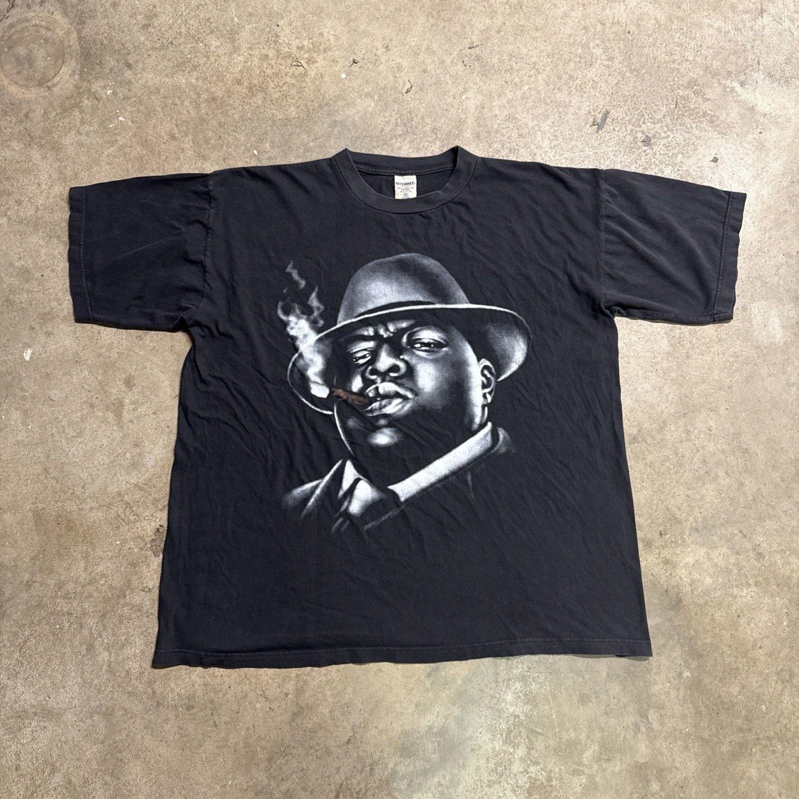 Rap Tees Vintage Biggie Smalls Shirt Mens 2XL Black 90s Rap Tee Tupac Size US XXL / EU 58 / 5 - 1 Thumbnail