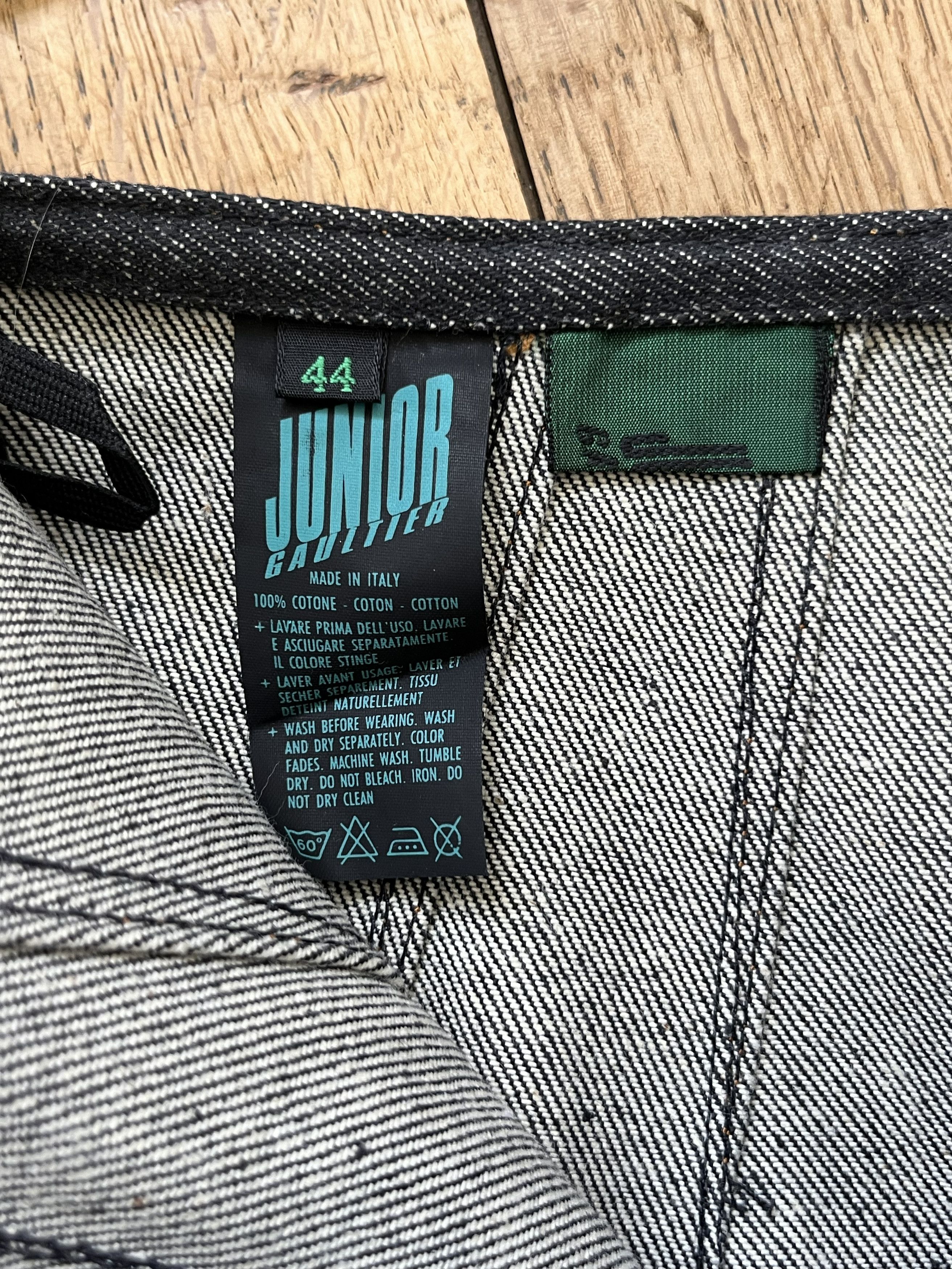 Jean Paul Gaultier Jean Paul Gaultier JUNIOR vintage denim skirt Size 28" / US 6 / IT 42 - 3 Thumbnail