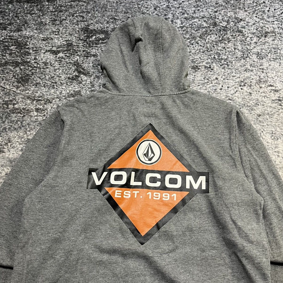 Volcom VINTAGE Y2K VOLCOM GRAY GRUNGE SKATER ZIP UP HOODIE LARGE Size US L / EU 52-54 / 3 - 9 Thumbnail