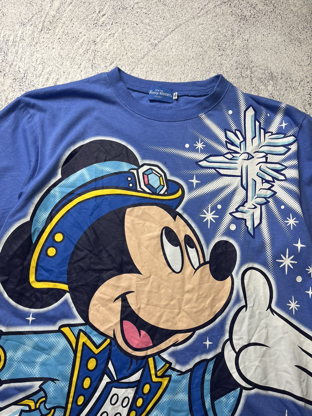 Disney Vintage Disney Mikki Mouse Big Logo T Shirt Y2K Size: L Size US L / EU 52-54 / 3 - 9 Thumbnail